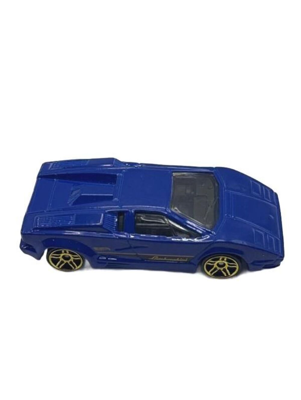 Hot Wheels Lamborghini Countach Blue Diecast Car Toy 1997